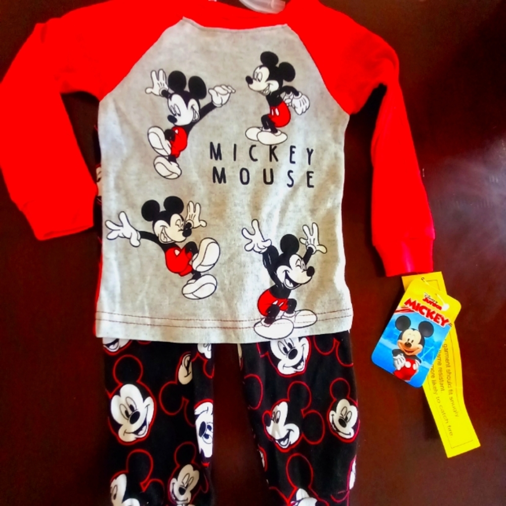 Mickey Mouse 2T Pajamas